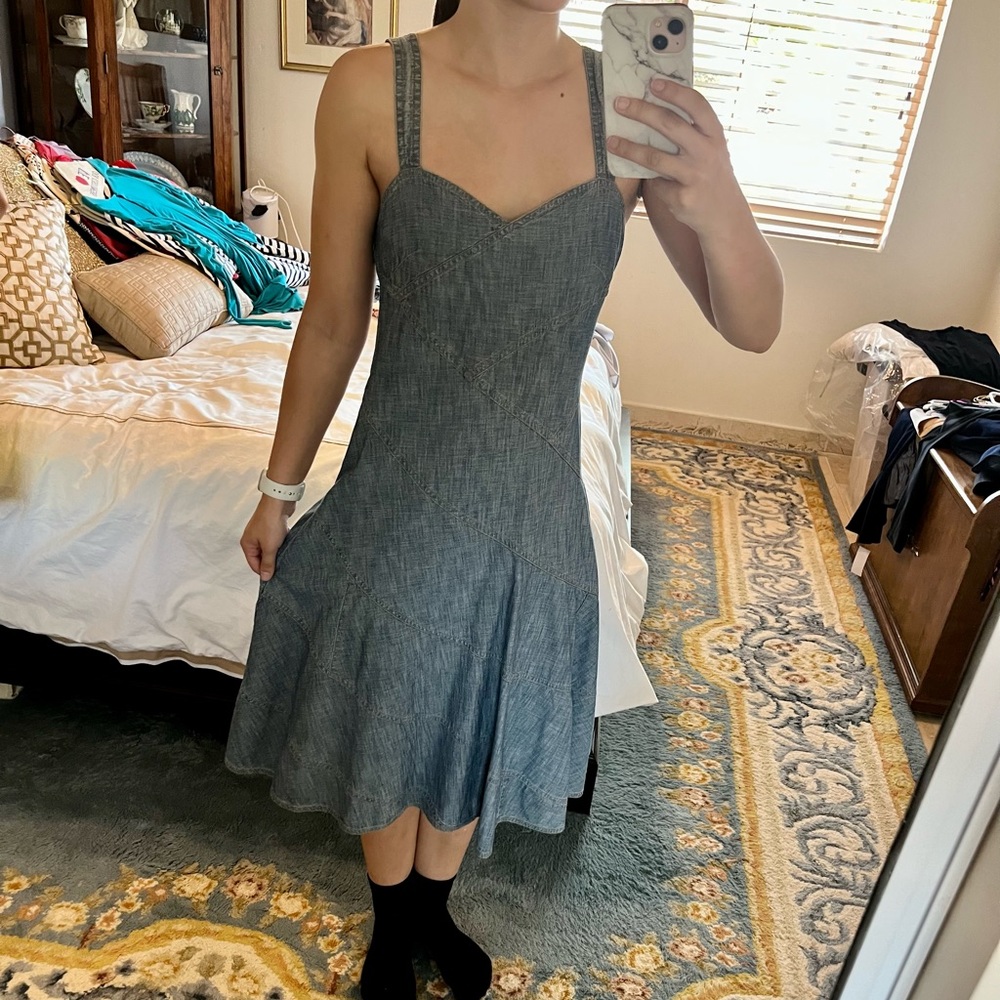 Light denim dress